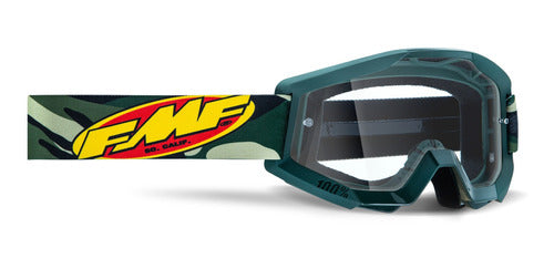 FMF POWERCORE Goggle Assault Camo - Clear Lens